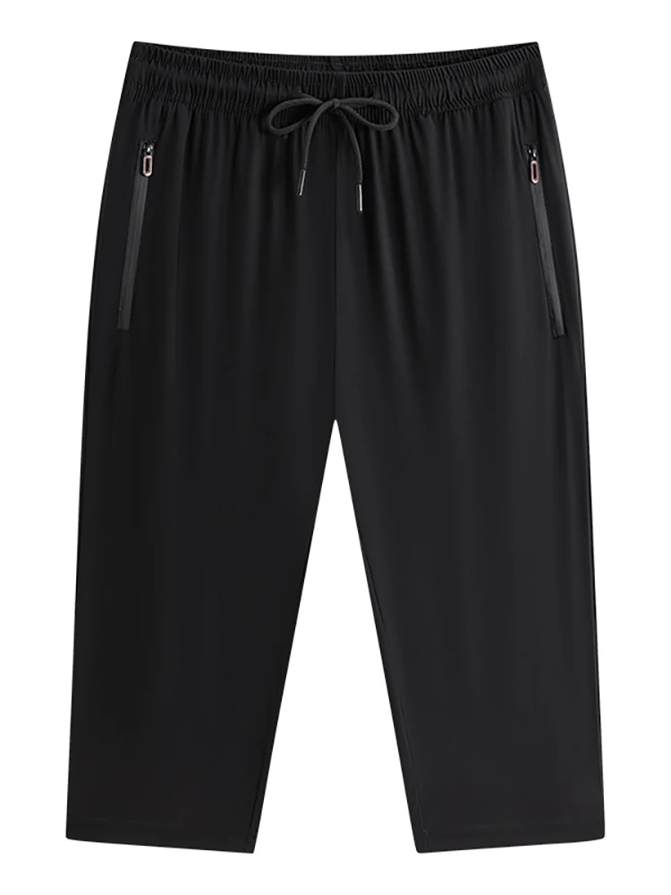 Men's Summer Shorts Breeches Thin Ice Silk Casual Pants Men's Loose Sports Shorts 2024 3/4 Length Trousers Male Black Shorts
Men's Summer Shorts Breeches Thin Ice Silk Casual Pants Men's Loose Sports Shorts 2024 3/4 Length Trousers Male Black Shorts