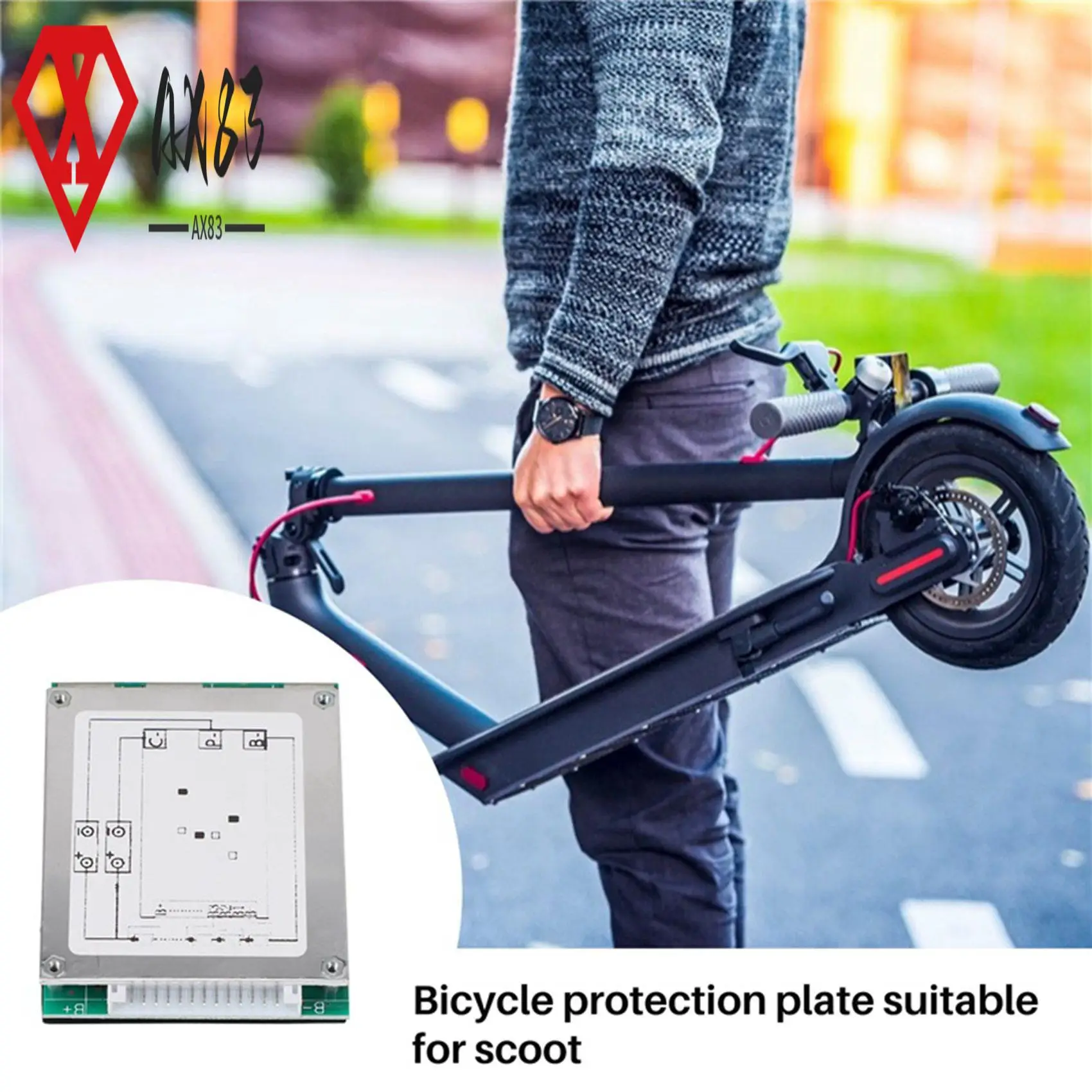 AX83-14S 52V 35A Li- Lipolymer Battery Protection Board BMS PCB Board For E-Bike Escooter
AX83-14S 52V 35A Li- Lipolymer Battery Protection Board BMS PCB Board For E-Bike Escooter