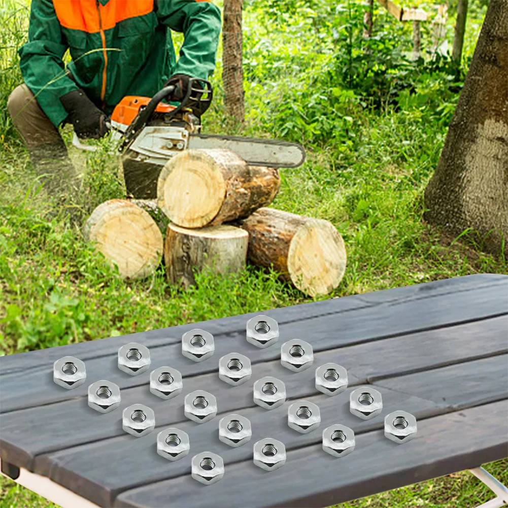 20PCS Chainsaw Guide Plate Nut Kit For MS170 170C 171-291 For MS310-660 Models Power Equipment Chainsaw Accessories
20PCS Chainsaw Guide Plate Nut Kit For MS170 170C 171-291 For MS310-660 Models Power Equipment Chainsaw Accessories