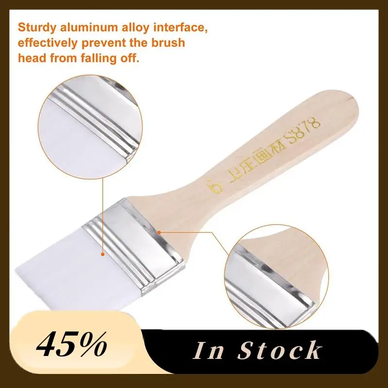 2025 Trend 15 шт. Кисти для рисования Нейлоновая кисть для рисования с плоской стеной Мягкая щетина с деревянной ручкой для рисования своими руками
2025 Trend 15 шт. Кисти для рисования Нейлоновая кисть для рисования с плоской стеной Мягкая щетина с деревянной ручкой для рисования своими руками