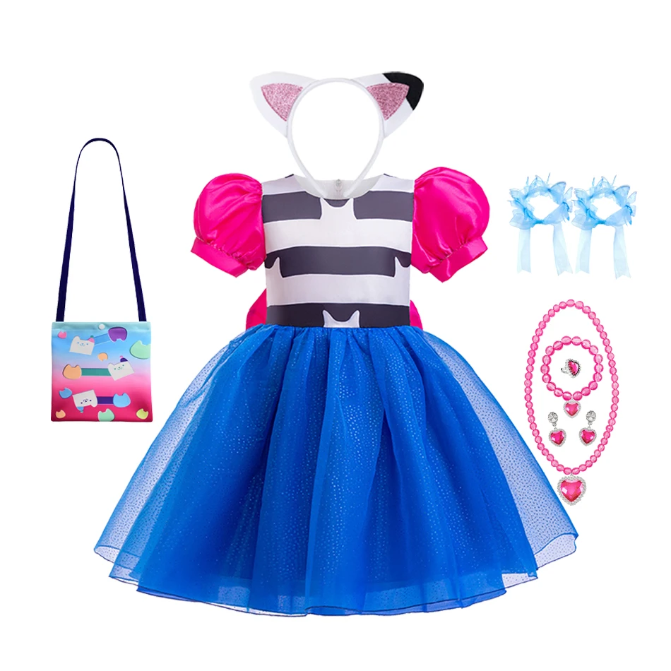 Платье Габби для девочек, летнее платье-пачка для дня рождения, кукольного домика, розовое платье-пачка с бантом-бабочкой, карнавальный костюм на Хэллоуин
Платье Габби для девочек, летнее платье-пачка для дня рождения, кукольного домика, розовое платье-пачка с бантом-бабочкой, карнавальный костюм на Хэллоуин