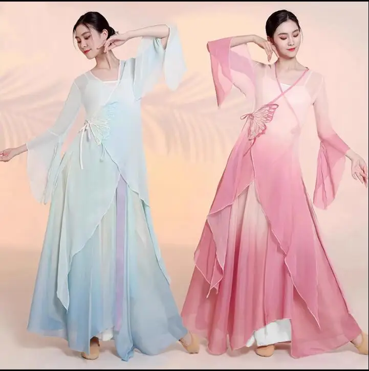 Classical Dance Dress Butterfly Embroidered Women's Chinese Dance
Classical Dance Dress Butterfly Embroidered Women's Chinese Dance