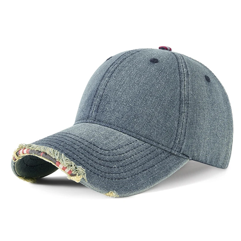 Baseball Cap Denim Men Women Distressed Curve Bill Fitted Hat Sun Protection Accessory For Golf Holiday Running Sports Outdoor
Baseball Cap Denim Men Women Distressed Curve Bill Fitted Hat Sun Protection Accessory For Golf Holiday Running Sports Outdoor