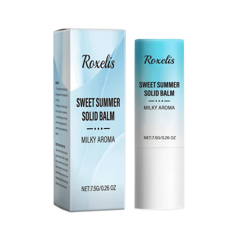 Roxelis Sweet Summer Solid Balm(Milky aroma) Fresh and elegant, it leaves a lasting fragrance and exudes c
Roxelis Sweet Summer Solid Balm(Milky aroma) Fresh and elegant, it leaves a lasting fragrance and exudes c