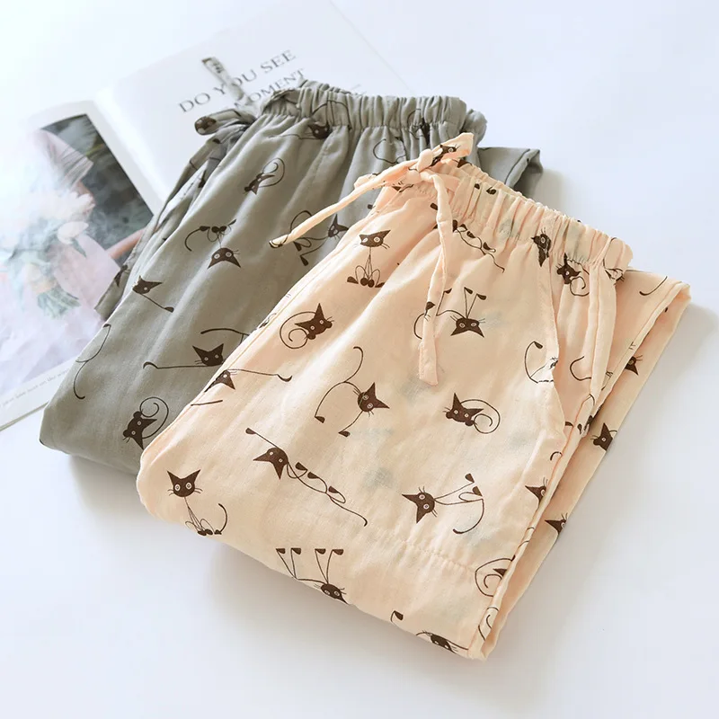 Мужские и женские хлопковые брюки из двойной марли с принтом кошек, на шнурке, с карманами, для дома и улицы, парные, для отдыха
Мужские и женские хлопковые брюки из двойной марли с принтом кошек, на шнурке, с карманами, для дома и улицы, парные, для отдыха