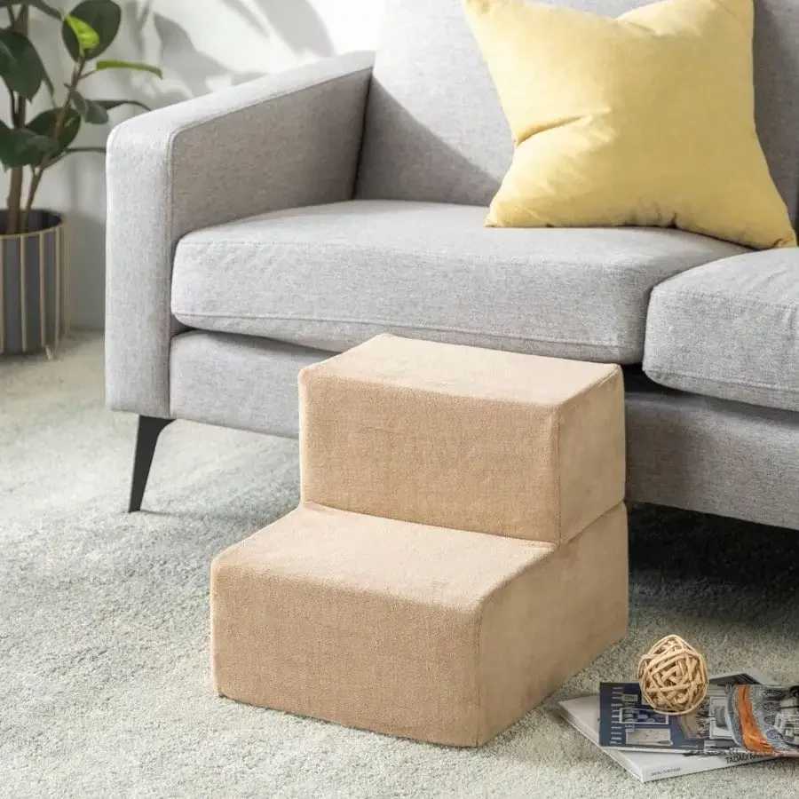 Foam 13 Inch 2-Step Step Pet Stairs Pet Ramp For S And Dogs Extra Small Beige
Foam 13 Inch 2-Step Step Pet Stairs Pet Ramp For S And Dogs Extra Small Beige