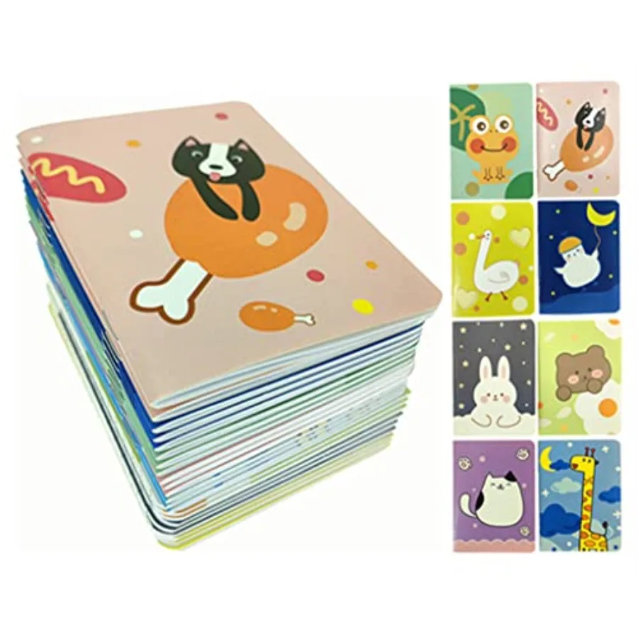 24pcs Mini Notebook Portable Pocket Notebook Journal Steno Memo MiniDaily NotePad, 3.5X5 Inch, 24 sheets, College Ruled Pages C
24pcs Mini Notebook Portable Pocket Notebook Journal Steno Memo MiniDaily NotePad, 3.5X5 Inch, 24 sheets, College Ruled Pages C