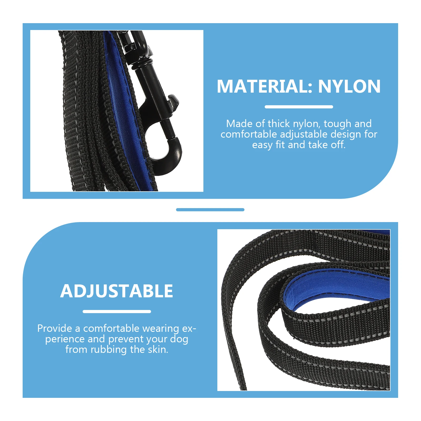 Dog Leash Traffic Handle Sturdy Pet Rope Pulling with Durable Reflective Lead Portable
Dog Leash Traffic Handle Sturdy Pet Rope Pulling with Durable Reflective Lead Portable