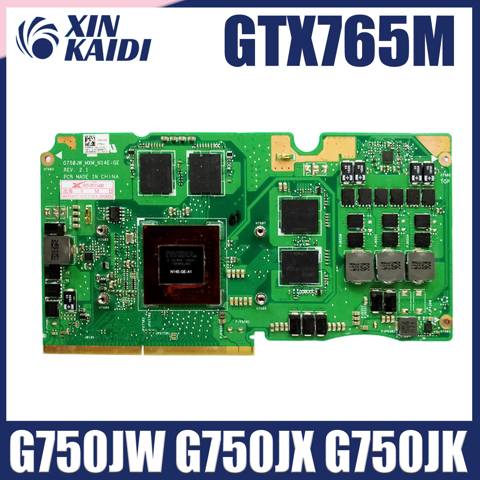 Для ASUS G750 G750J G750JW ноутбука GPU видео видеокарта VGA плата GTX765M GPU
Для ASUS G750 G750J G750JW ноутбука GPU видео видеокарта VGA плата GTX765M GPU