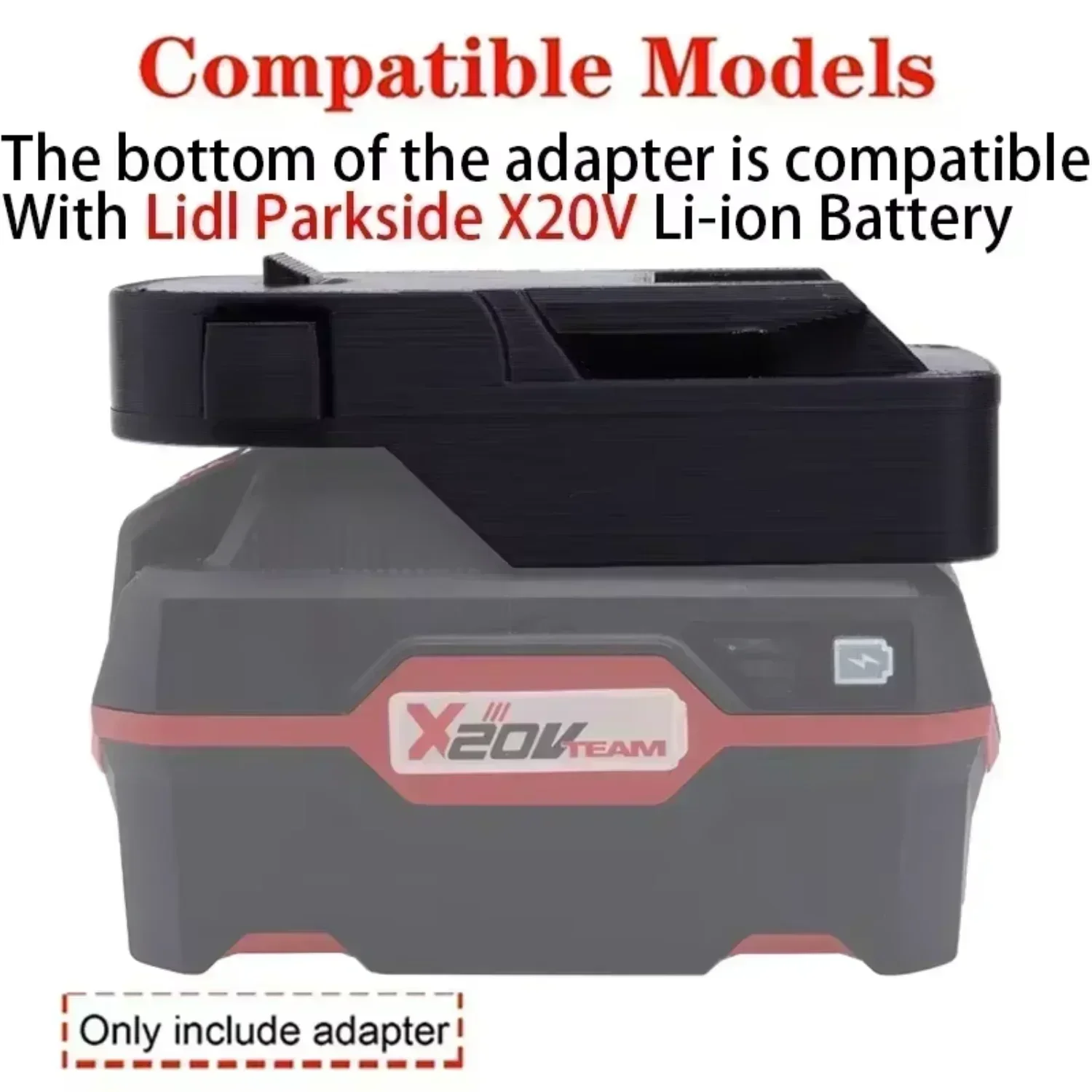 For Lidl Parkside X20V Lithium Battery Battery Adapter To For AEG RIDGID 18V Li-ion Cordless Power Tools Converter(NO Battery)
For Lidl Parkside X20V Lithium Battery Battery Adapter To For AEG RIDGID 18V Li-ion Cordless Power Tools Converter(NO Battery)
