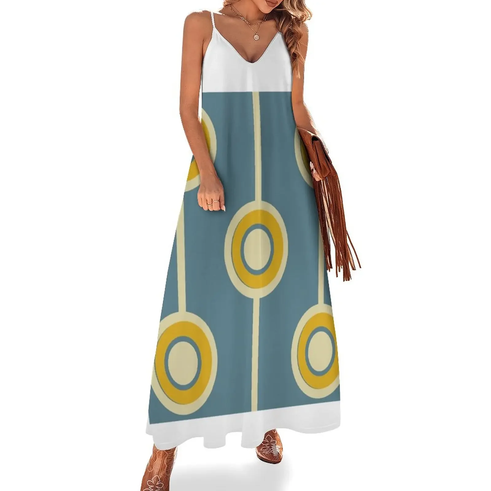 60s 70s Vintage Retro Groovy Hippie Circle Classic Mustard Yellow Pale Green Sleeveless Dress dress for women 2025 Dress
60s 70s Vintage Retro Groovy Hippie Circle Classic Mustard Yellow Pale Green Sleeveless Dress dress for women 2025 Dress