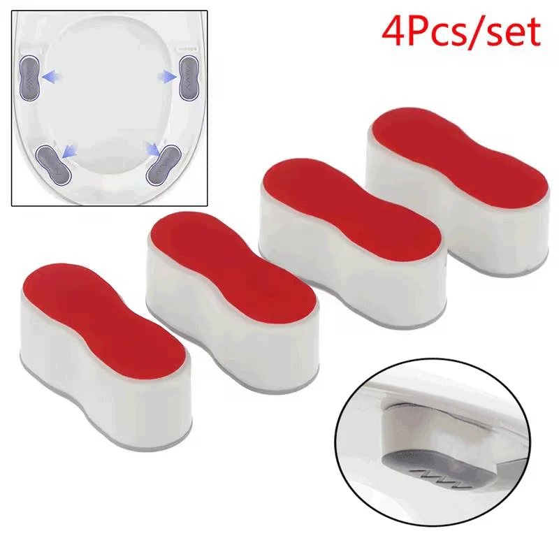 4pcs Toilet Seat Bumper, Bidet Seat Bumpers With Strong Buffer And Adhesive Function For Bidet Attachment, Keep Your Toilet Seat
4pcs Toilet Seat Bumper, Bidet Seat Bumpers With Strong Buffer And Adhesive Function For Bidet Attachment, Keep Your Toilet Seat
