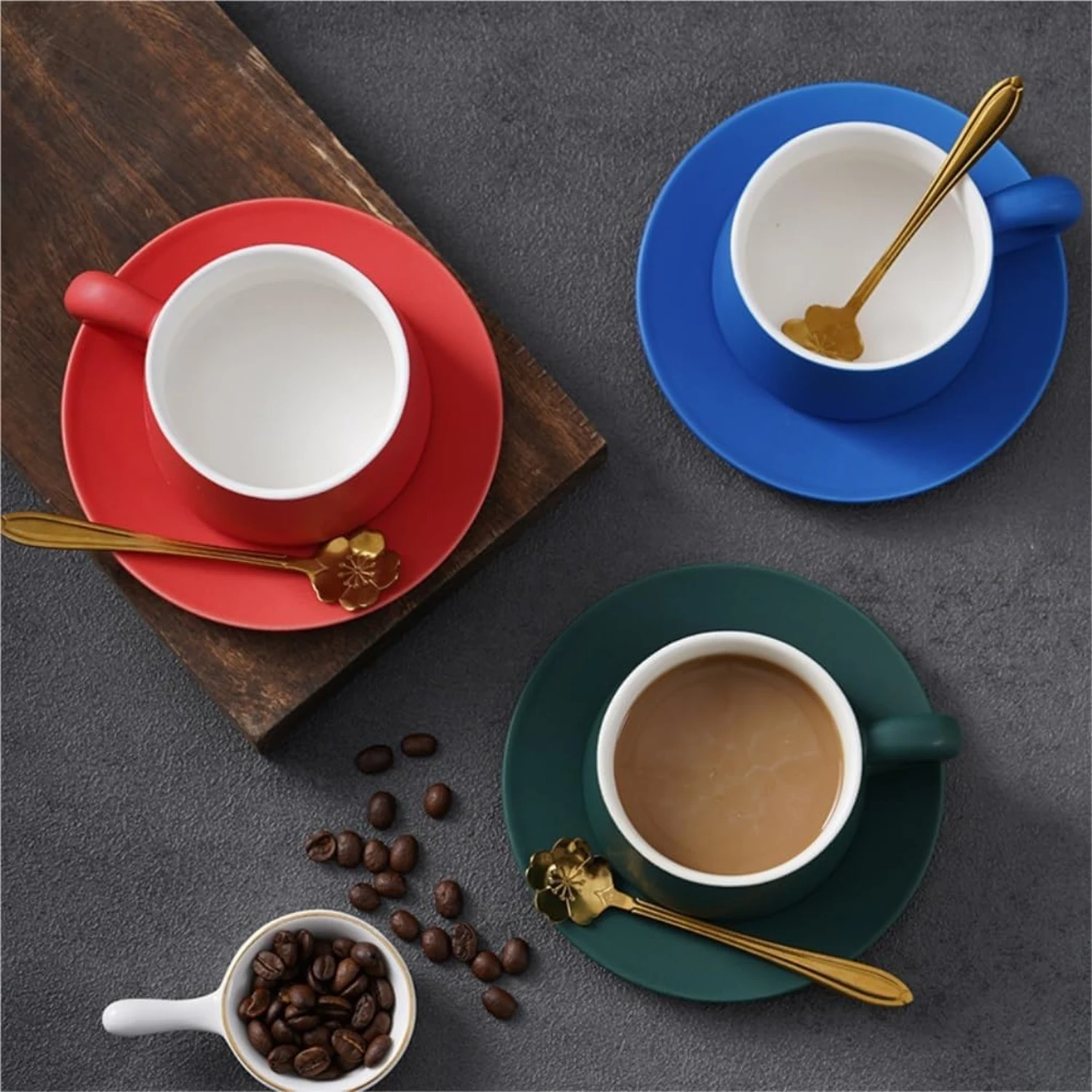 Elegant and Sophisticated Full Matte Red Ceramic Coffee Mug with Chunky Handle - Creative Addition to Your Beloved Brew Indulgin
Elegant and Sophisticated Full Matte Red Ceramic Coffee Mug with Chunky Handle - Creative Addition to Your Beloved Brew Indulgin