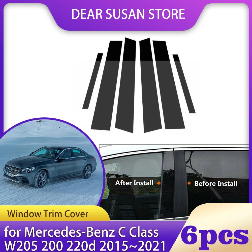 Car Window Trim Cover for Mercedes-Benz C Class W205 200 180 220d 2015~2021 Column Pillar Posts Door Sticker Decal Accessories
Car Window Trim Cover for Mercedes-Benz C Class W205 200 180 220d 2015~2021 Column Pillar Posts Door Sticker Decal Accessories