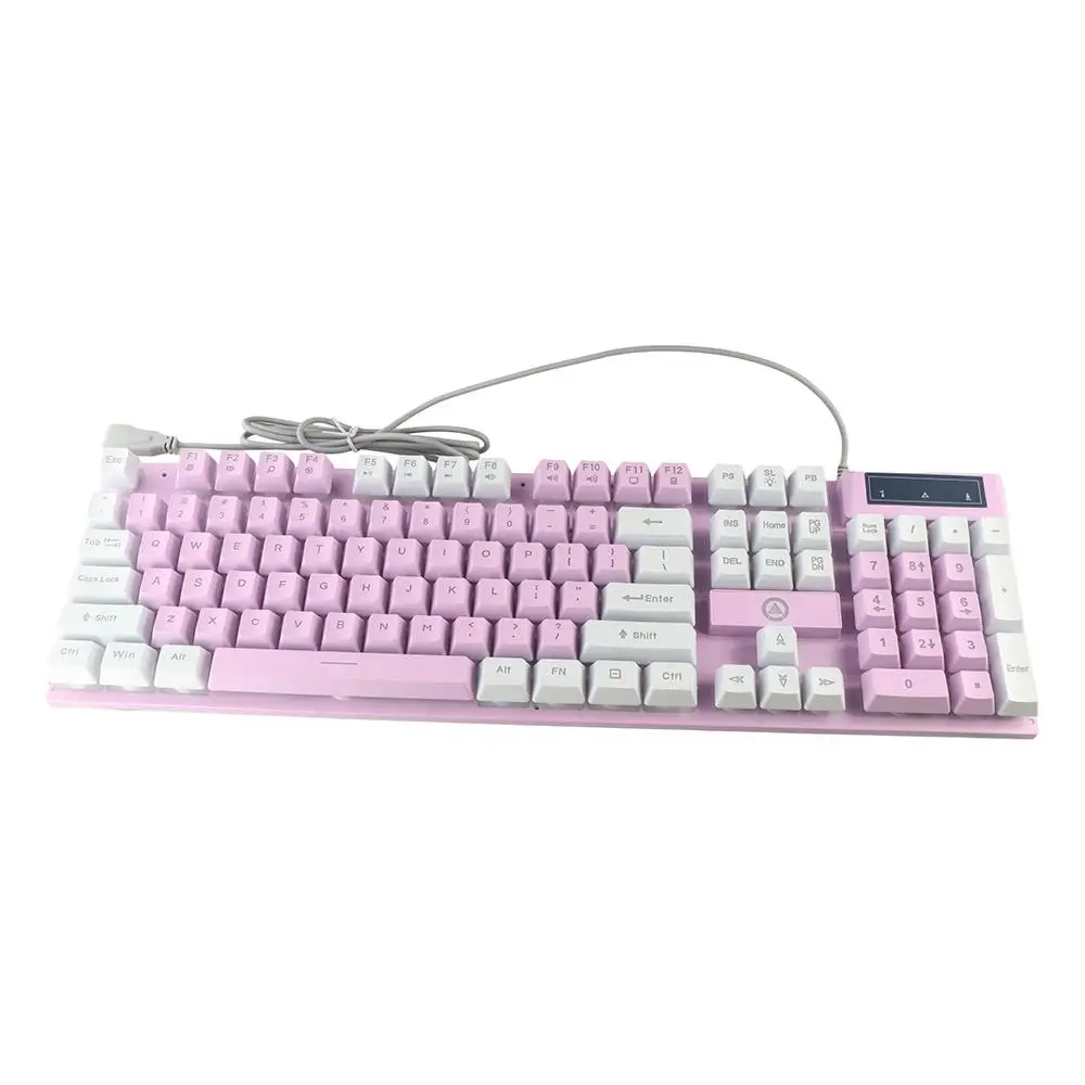Mechanical Axis 104 Keys Light-Emitting USB Wired Backlit Keyboard Wired Keyboard Gaming Keyboard Mechanical Keyboard
Mechanical Axis 104 Keys Light-Emitting USB Wired Backlit Keyboard Wired Keyboard Gaming Keyboard Mechanical Keyboard