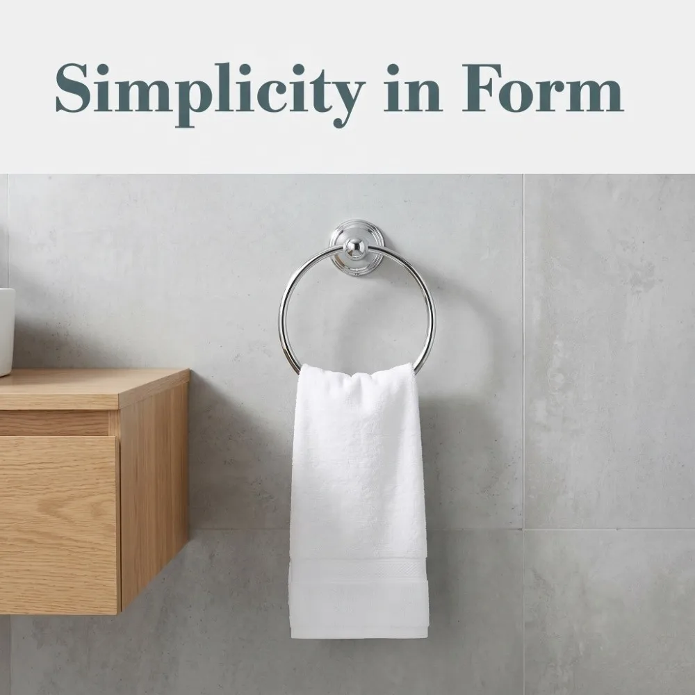 Stainless Steel Zinc Alloy Towel Ring Wall Mounted Chromeplate Towel Holder Silver Round Towel Rack Bathroom Kitchen Washroom
Stainless Steel Zinc Alloy Towel Ring Wall Mounted Chromeplate Towel Holder Silver Round Towel Rack Bathroom Kitchen Washroom