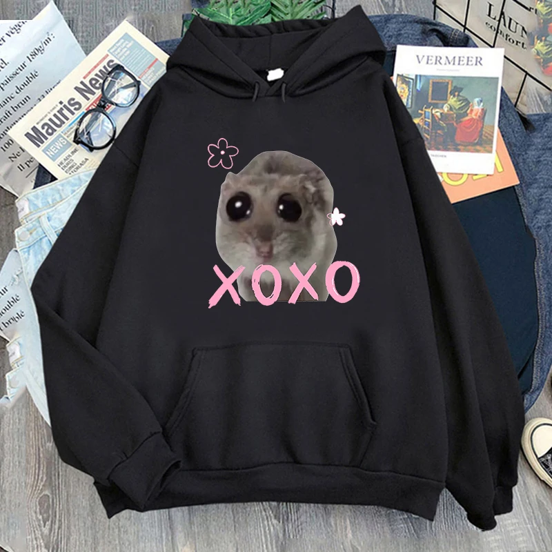 Sad Hamster Graphic Hoodie Aesthetic Women Trendy Pullover Autumn Winter Fleece Pullover Clothing y2k Fashion Unisex Streetwear
Sad Hamster Graphic Hoodie Aesthetic Women Trendy Pullover Autumn Winter Fleece Pullover Clothing y2k Fashion Unisex Streetwear