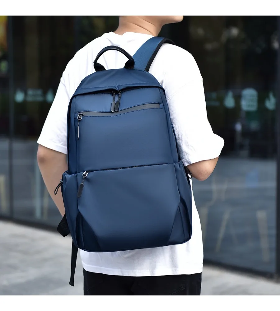 Lightweight Men's Backpack Large Capacity Junior High School Student School Bag Simple Trend Travel Computer Backpack
Lightweight Men's Backpack Large Capacity Junior High School Student School Bag Simple Trend Travel Computer Backpack