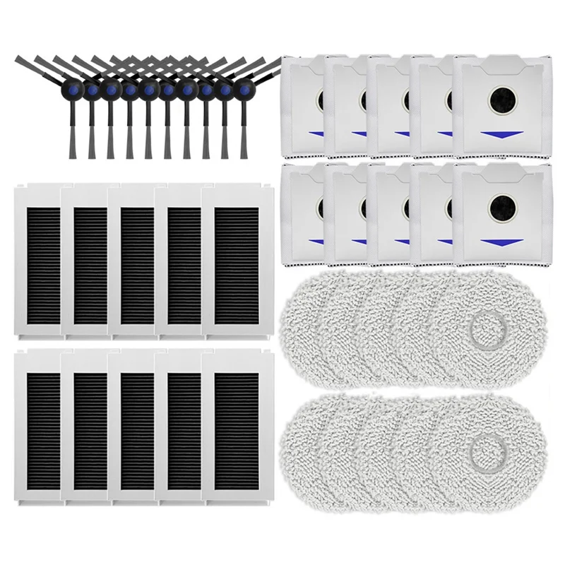 B98A-для Ecovacs Debot N30 Omni/N30 Pro Omni Сменная боковая щетка Hepa-фильтр Мешок для пыли Швабра
B98A-для Ecovacs Debot N30 Omni/N30 Pro Omni Сменная боковая щетка Hepa-фильтр Мешок для пыли Швабра