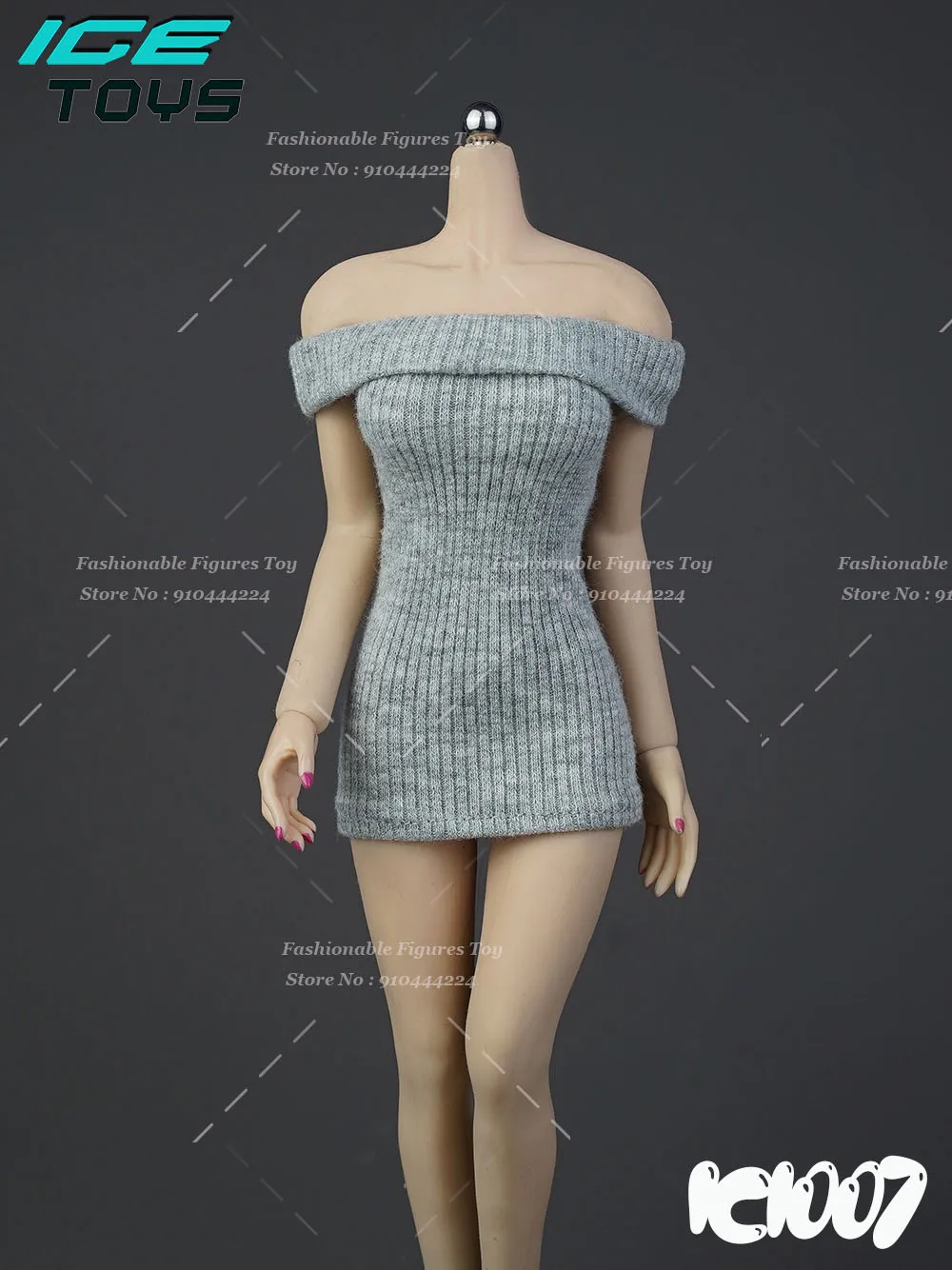 ICE TOYS IC1007 1/6 Women Soldier Dress Off Shoulder Sweater Slim Elastic Short Dress For 12Inch Action Figure Model
ICE TOYS IC1007 1/6 Women Soldier Dress Off Shoulder Sweater Slim Elastic Short Dress For 12Inch Action Figure Model