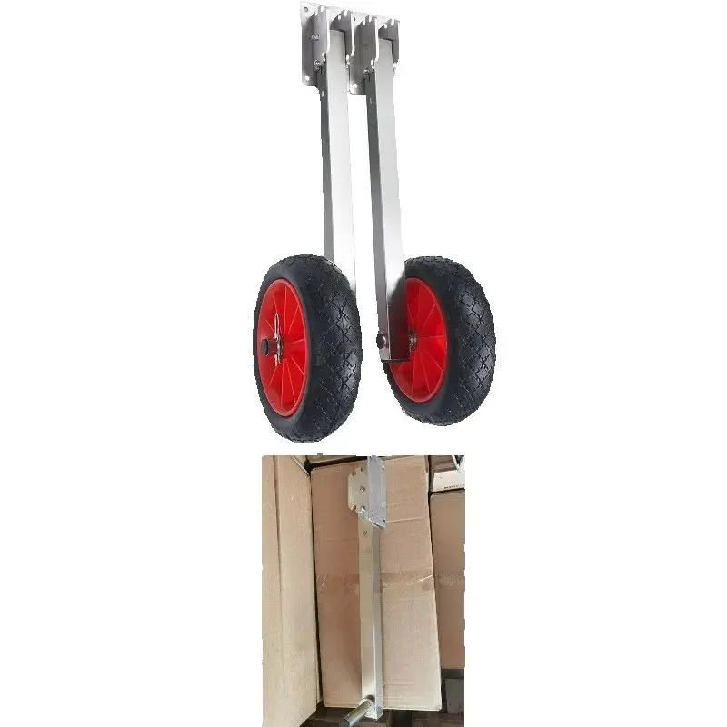 Rubber Boat Small Trailer for Fishing Inflatable Boats with Aluminum Alloy Stern Wheel and Tail Wheel
Rubber Boat Small Trailer for Fishing Inflatable Boats with Aluminum Alloy Stern Wheel and Tail Wheel