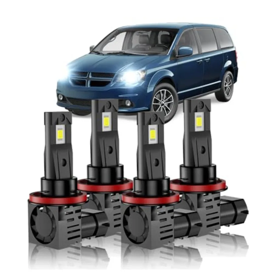 For Dodge Grand Caravan 2011-2020 Hi-Lo Beam Light Bulbs 6000K White LED 800 Brighter Plug and Play 60 000+ Hours Lifespan Pack
For Dodge Grand Caravan 2011-2020 Hi-Lo Beam Light Bulbs 6000K White LED 800 Brighter Plug and Play 60 000+ Hours Lifespan Pack