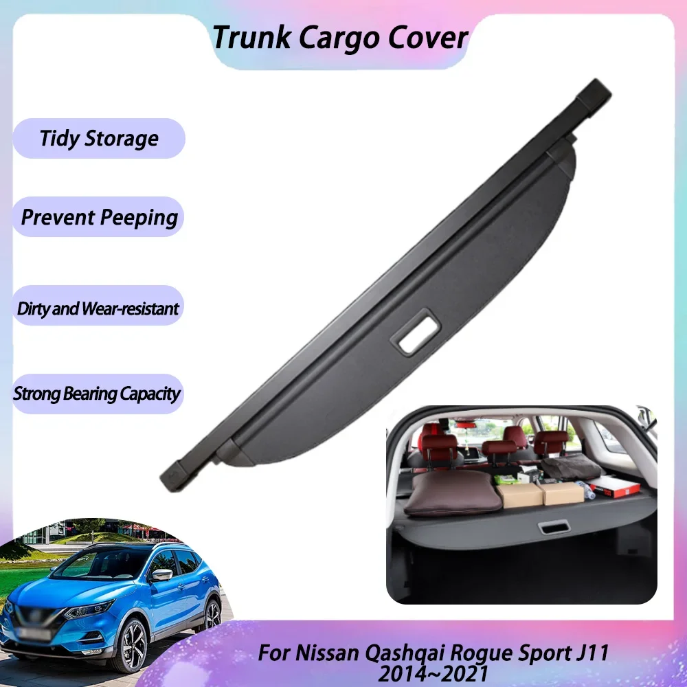 Trunk Cargo Cover For Nissan Qashqai Rogue Sport J11 2014~2021 2011 2017 Rear Tray Security Shield Curtain Partition Accessories
Trunk Cargo Cover For Nissan Qashqai Rogue Sport J11 2014~2021 2011 2017 Rear Tray Security Shield Curtain Partition Accessories