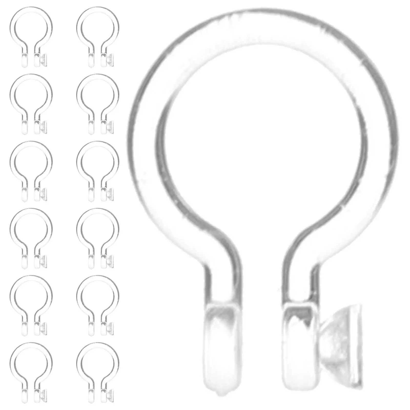 50pcs Nose Clip Accessories Transparent DIY Crafting Supplies Clip on Ring Converter Piercing Free Silicone Jewelry Kits
50pcs Nose Clip Accessories Transparent DIY Crafting Supplies Clip on Ring Converter Piercing Free Silicone Jewelry Kits
