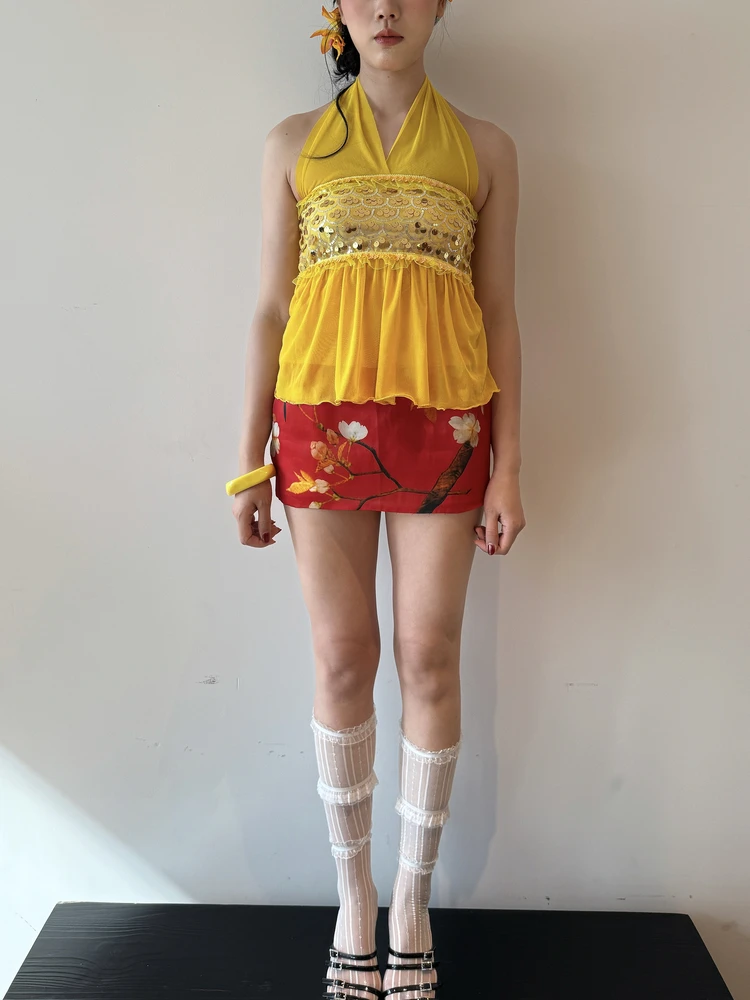 Оригинальная синяя юбка из красной шелковой органзы с принтом, с белой подкладкой, свободного кроя, для повседневной носки, лето 2025
Оригинальная синяя юбка из красной шелковой органзы с принтом, с белой подкладкой, свободного кроя, для повседневной носки, лето 2025