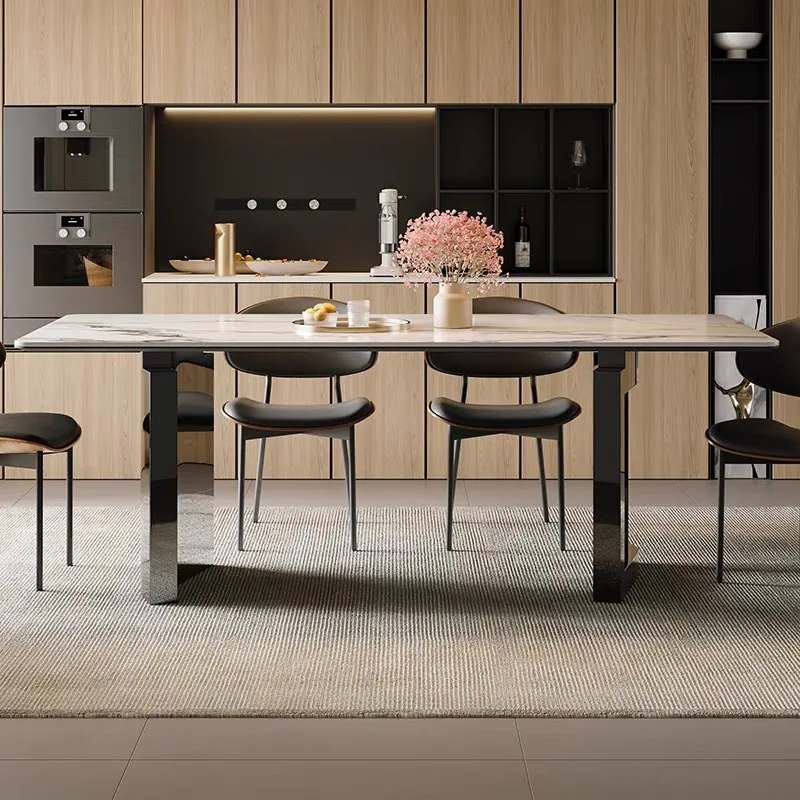 Минимализм Вечерние обеденные столы Рабочая кухня Прямоугольные обеденные столы для проживания в семье Ресторан Металлическая мебель Обеден Стол MHCZ
Минимализм Вечерние обеденные столы Рабочая кухня Прямоугольные обеденные столы для проживания в семье Ресторан Металлическая мебель Обеден Стол MHCZ