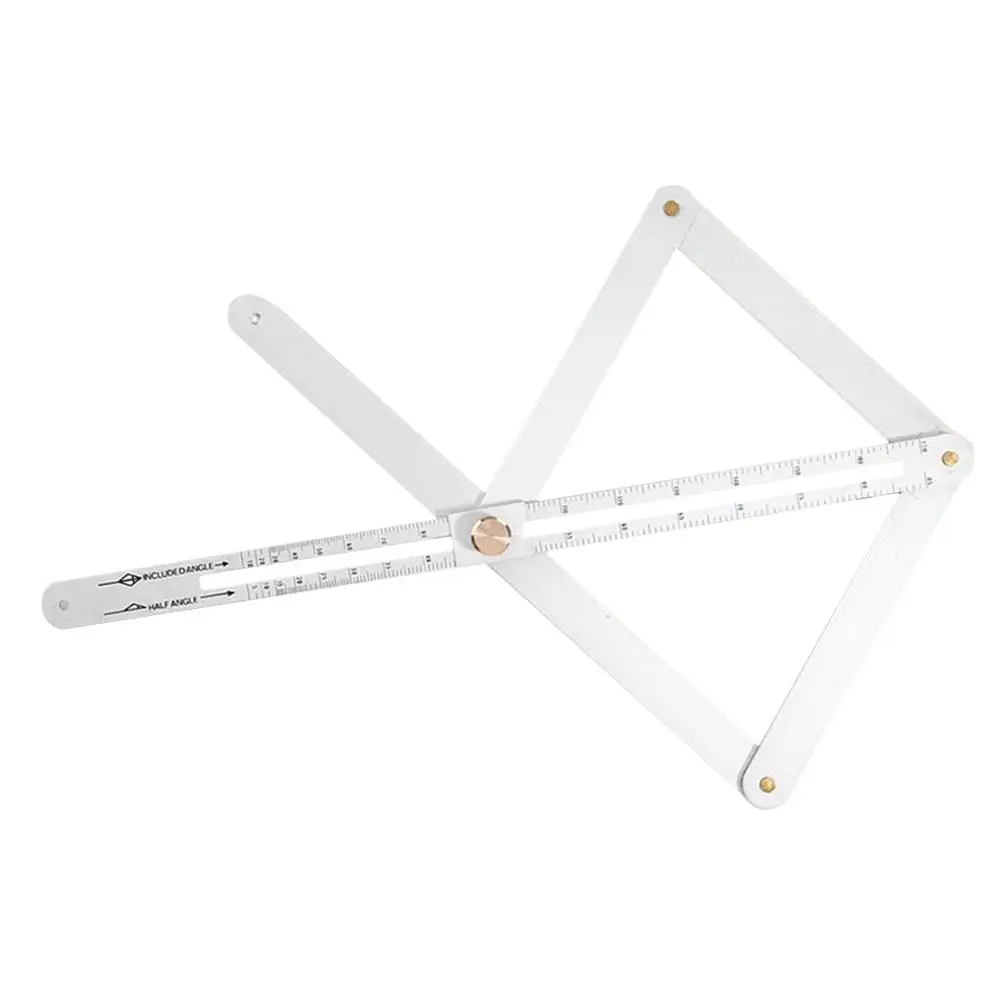 Diagonal Ruler Angle Measuring Tool Finder for Ceiling Installation Metal Protractor Woodworking Stainless Steel Corner DIY
Diagonal Ruler Angle Measuring Tool Finder for Ceiling Installation Metal Protractor Woodworking Stainless Steel Corner DIY