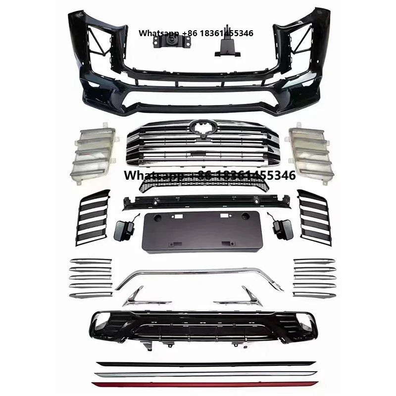 For Highlander Crown Kluger 22-24 modified LC300 style rear lip surround Car Body kit Front bumper assembly grill
For Highlander Crown Kluger 22-24 modified LC300 style rear lip surround Car Body kit Front bumper assembly grill