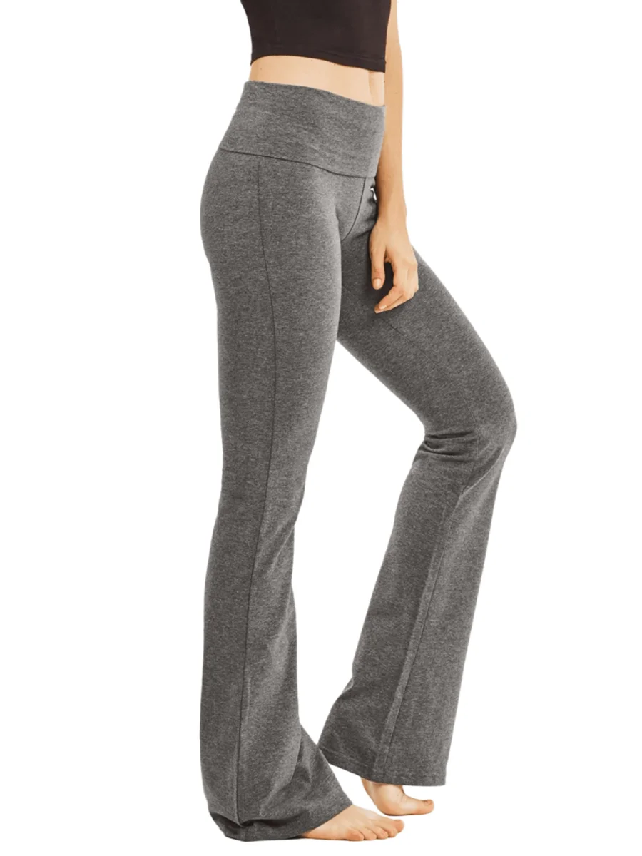 Womens High Waist Flare Yoga Pants Cotton Spandex Stretch Comfortable Wide Leg Workout Pants
Womens High Waist Flare Yoga Pants Cotton Spandex Stretch Comfortable Wide Leg Workout Pants