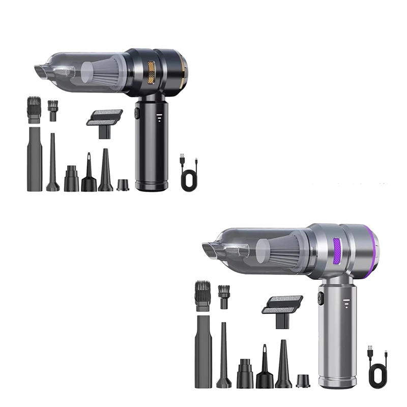 Car Vacuum Cleaner Portable High Power Handheld Brushless Motor Cleaning Machine Air Duster For Home Appliance
Car Vacuum Cleaner Portable High Power Handheld Brushless Motor Cleaning Machine Air Duster For Home Appliance