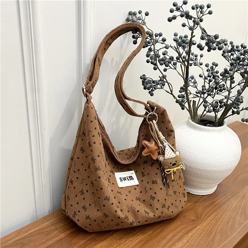 Осень-зима, новая корейская вельветовая сумка на плечо в ленивом стиле, большая вместительная сумка через плечо для женщин, текстурированные универсальные сумки для хранения
Осень-зима, новая корейская вельветовая сумка на плечо в ленивом стиле, большая вместительная сумка через плечо для женщин, текстурированные универсальные сумки для хранения