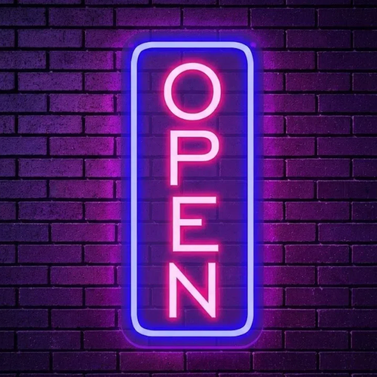 Вертикальная неоновая вывеска OPEN с синими и розовыми светодиодами для декора бизнеса, салона, бара, 8 мм, черная ПВХ-доска, USB, с регулировкой яркости, 15,7 дюйма
Вертикальная неоновая вывеска OPEN с синими и розовыми светодиодами для декора бизнеса, салона, бара, 8 мм, черная ПВХ-доска, USB, с регулировкой яркости, 15,7 дюйма