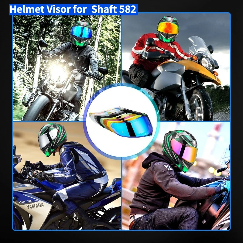 CCUUD Helmet Visor Suitable ForShaft 582 Motorcycle Detachable Helmet Glasses Motorbike Helmet Lens
CCUUD Helmet Visor Suitable ForShaft 582 Motorcycle Detachable Helmet Glasses Motorbike Helmet Lens