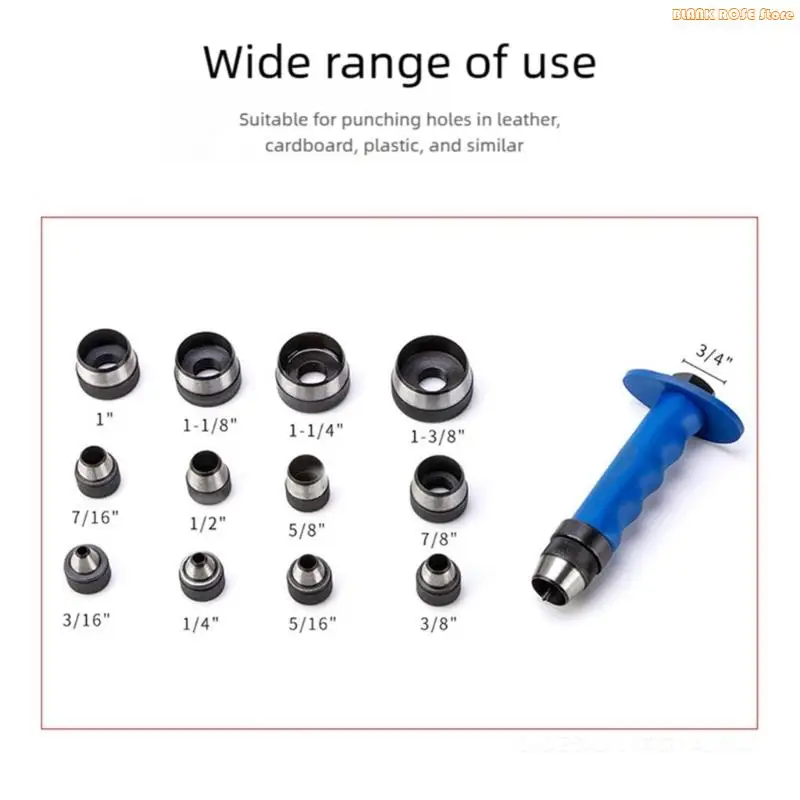 K1AE Multifunction Leather Hole High Carbon Steel Construction Hollow Set For Professional Crafting
K1AE Multifunction Leather Hole High Carbon Steel Construction Hollow Set For Professional Crafting