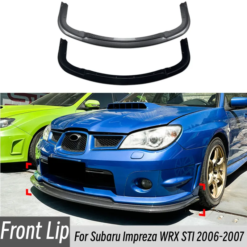 For Subaru Impreza WRX STI 2006-2007 3pcs/Set Car Front Bumper Lip Chin Spoiler Splitter Diffuser Bodykit Tuning Accessories
For Subaru Impreza WRX STI 2006-2007 3pcs/Set Car Front Bumper Lip Chin Spoiler Splitter Diffuser Bodykit Tuning Accessories