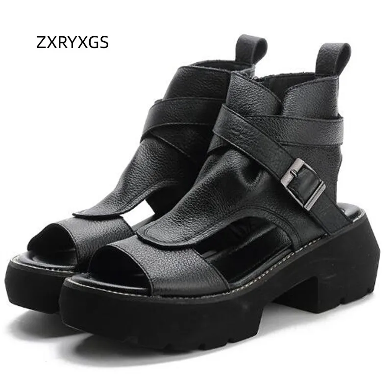 ZXRYXGS Premium Pu Roman Shoes Open Toe Thick Sole High Heel Sandals 2024 Summer Boots Belt Buckle High Top Women Shoes Sandals
ZXRYXGS Premium Pu Roman Shoes Open Toe Thick Sole High Heel Sandals 2024 Summer Boots Belt Buckle High Top Women Shoes Sandals