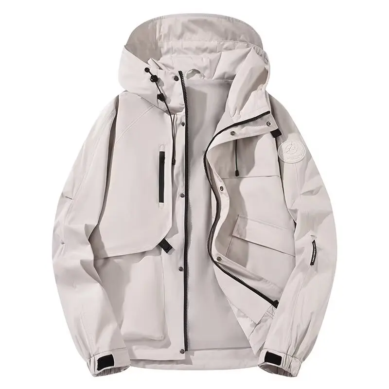 Мужское повседневное свободное пальто для скалолазания на открытом воздухе, ветрозащитное пальто на весну и осень с капюшоном на молнии, спортивное длинное пальто из полиэфирного волокна
Мужское повседневное свободное пальто для скалолазания на открытом воздухе, ветрозащитное пальто на весну и осень с капюшоном на молнии, спортивное длинное пальто из полиэфирного волокна