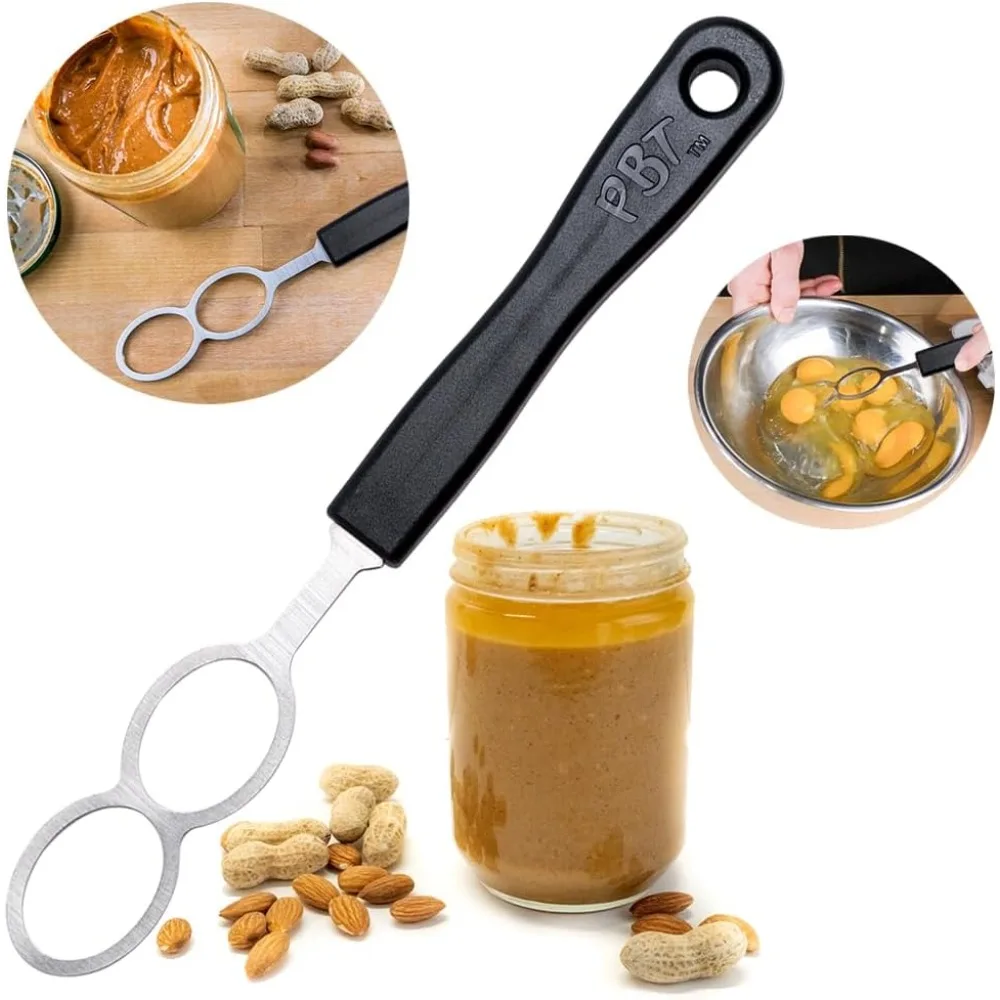 Peanut Butter Mixer, Stainless Steel Stirring Tool for Natural Peanut Butter, Dough, Yogurt, Sauces, and More - Fits Any Container Size, Less Mess, Dishwasher Safe (BLACK)
Peanut Butter Mixer, Stainless Steel Stirring Tool for Natural Peanut Butter, Dough, Yogurt, Sauces, and More - Fits Any Container Size, Less Mess, Dishwasher Safe (BLACK)