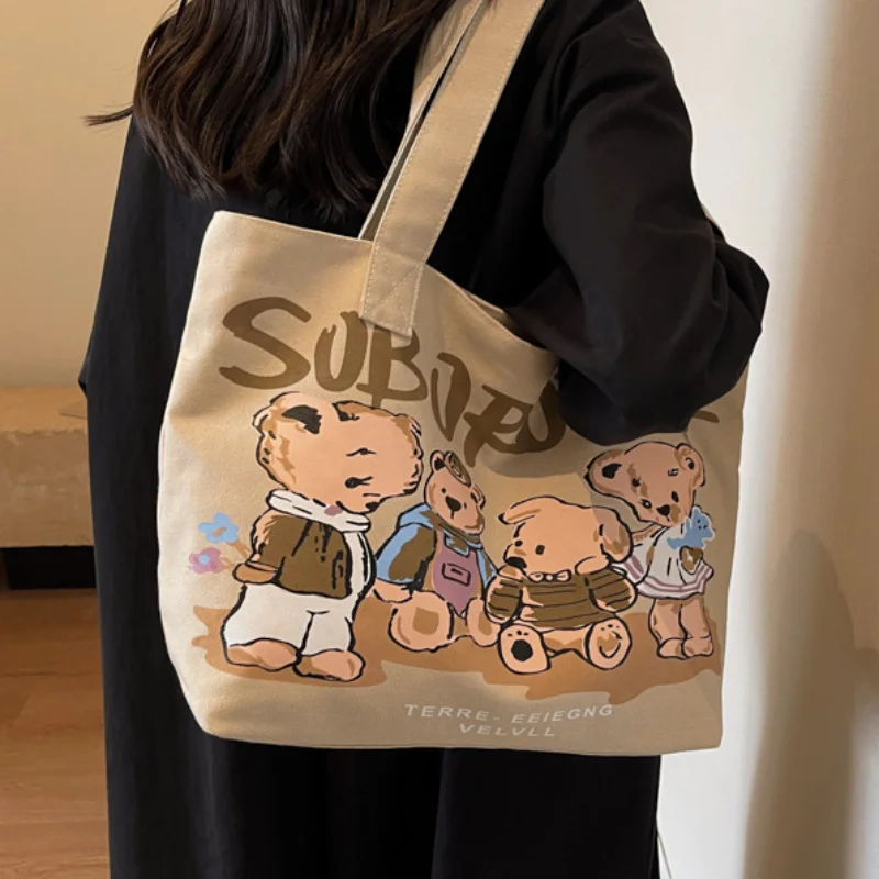 Large Capacity Canvas Tote Bag with Zipper Closure, Cute Animal Print Handbag, Daily Casual Shoulder Bag, Purses and Handbags
Large Capacity Canvas Tote Bag with Zipper Closure, Cute Animal Print Handbag, Daily Casual Shoulder Bag, Purses and Handbags