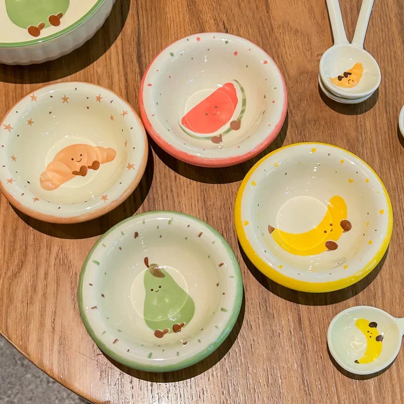 Japanese Ceramic Dipping Bowls Cute Fruit Sauce Dishes for Sushi Hotpot Home Kitchen Tableware Decor Gift
Japanese Ceramic Dipping Bowls Cute Fruit Sauce Dishes for Sushi Hotpot Home Kitchen Tableware Decor Gift