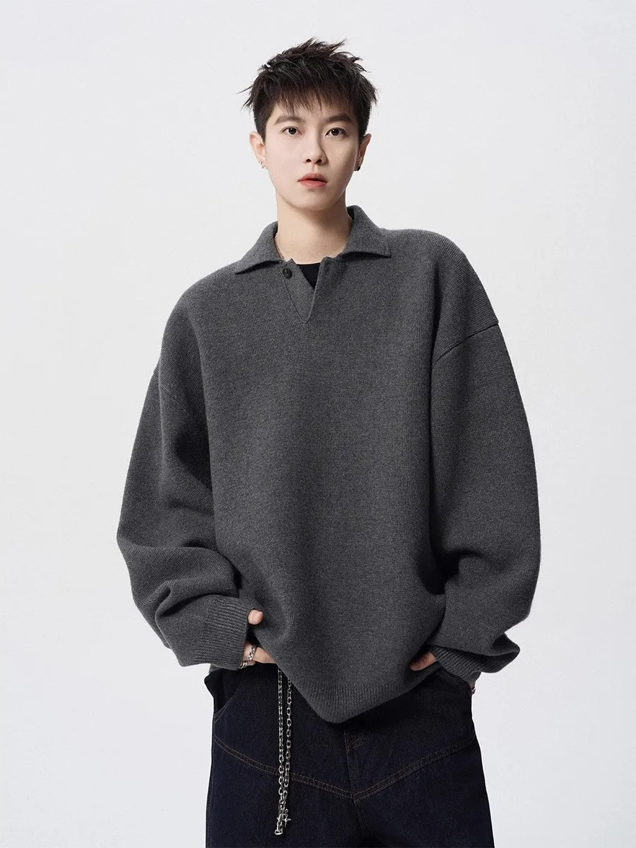 Men's Collar Knitwear Coat Pure Color American Style Casual Loose Fit Winter Warm Outerwear Soft mid Gauge Long Sleeve
Men's Collar Knitwear Coat Pure Color American Style Casual Loose Fit Winter Warm Outerwear Soft mid Gauge Long Sleeve