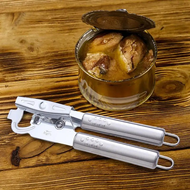 Kitchen Can Opener Stainless Steel Bottle Opener Ergonomic Handles Kitchen Gadgets Solid Rust Proof Top Remover For Seniors
Kitchen Can Opener Stainless Steel Bottle Opener Ergonomic Handles Kitchen Gadgets Solid Rust Proof Top Remover For Seniors