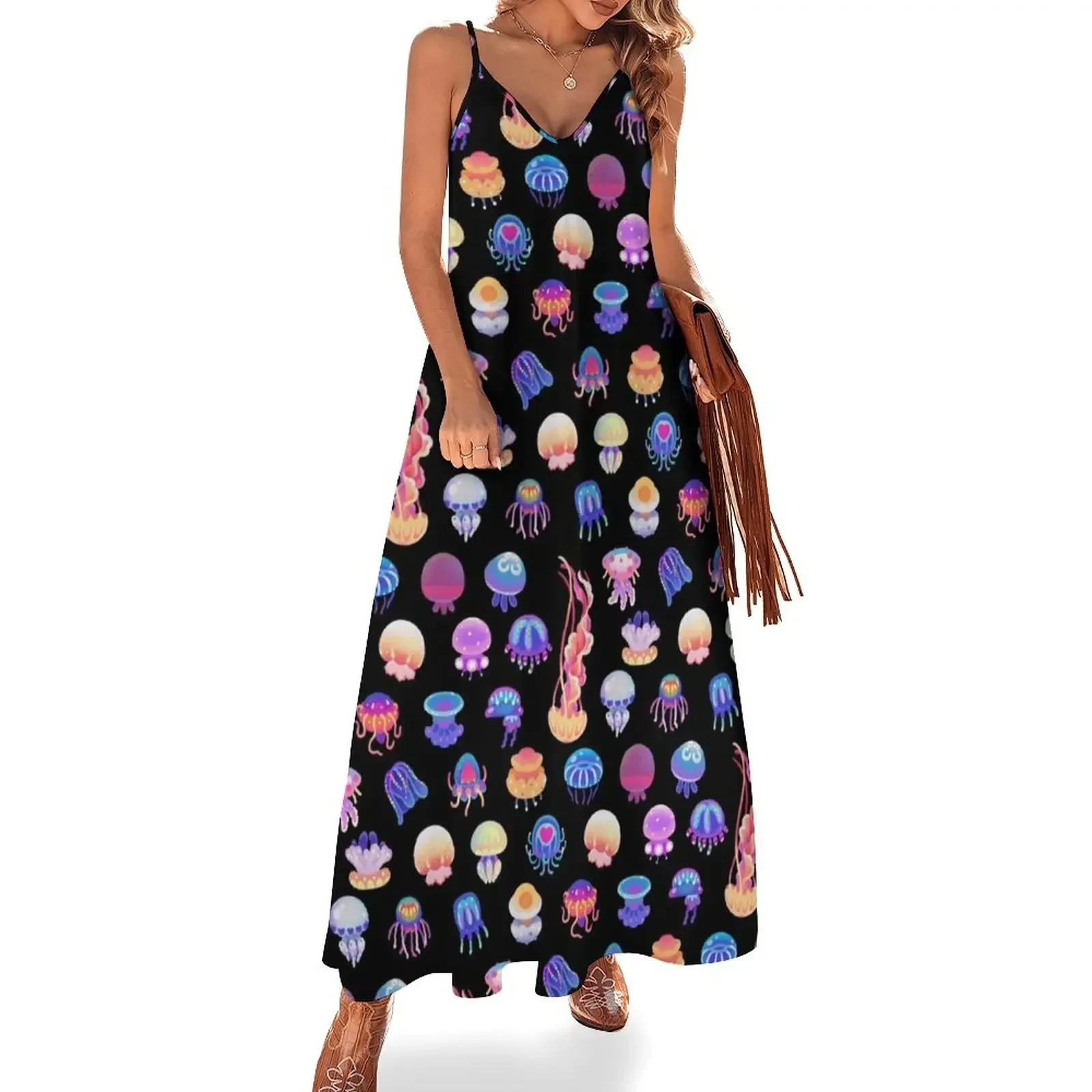 Jellyfish Day Sleeveless Dress festival outfit women evening dress women's luxury party dress loose summer
Jellyfish Day Sleeveless Dress festival outfit women evening dress women's luxury party dress loose summer