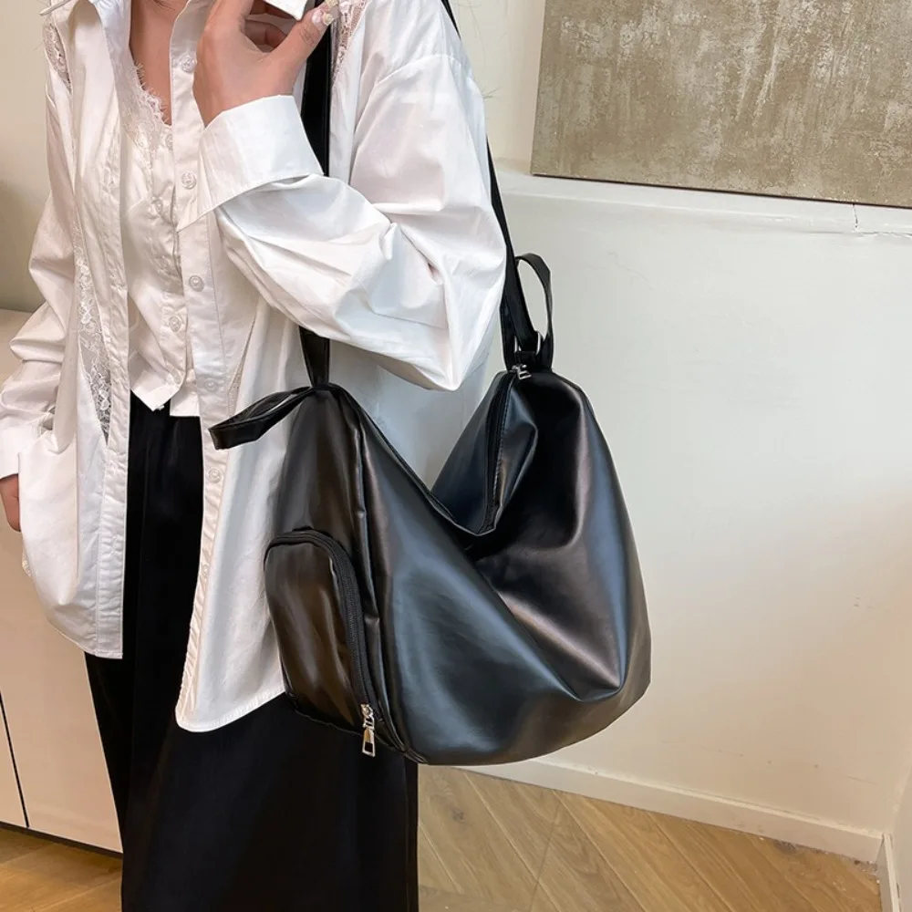 Hobo Bag Solid Color Single Shoulder Bag PU Leather Waterproof Crossbody Bag Schoolbag Multi-function Women's Backpack Travel
Hobo Bag Solid Color Single Shoulder Bag PU Leather Waterproof Crossbody Bag Schoolbag Multi-function Women's Backpack Travel