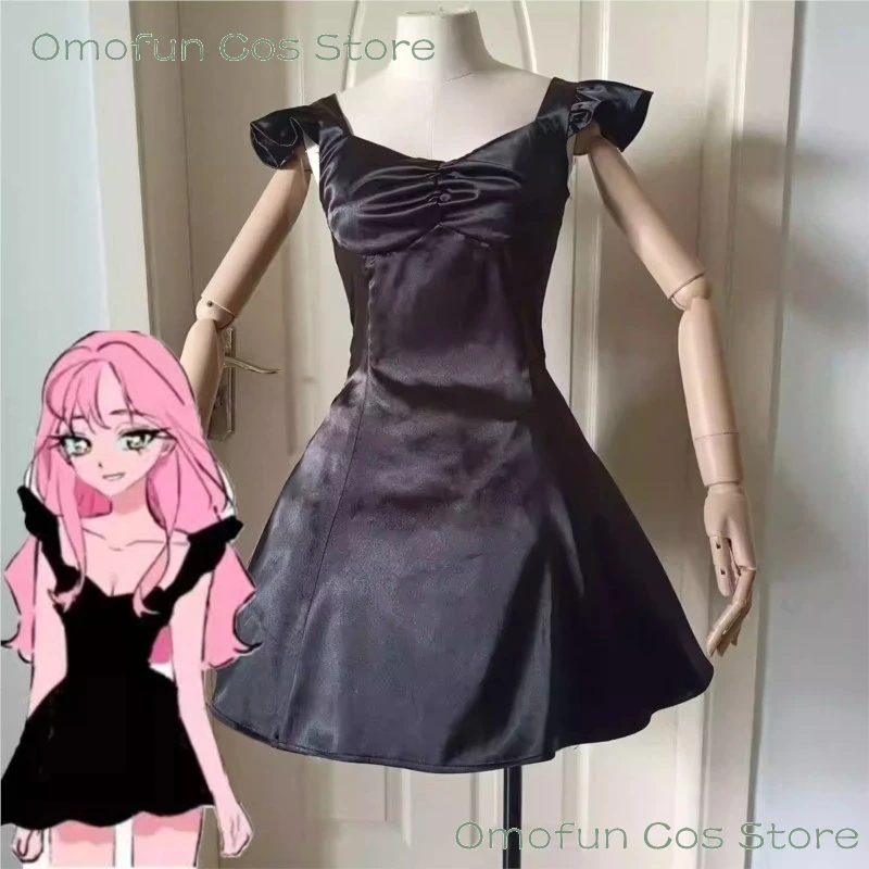 Alien Stage Mizi Cosplay Mizi Black Dress Outfit Doujin Wig Dress Halloween Women Girls Clothing Singing Jirai Kai Anime Outfits
Alien Stage Mizi Cosplay Mizi Black Dress Outfit Doujin Wig Dress Halloween Women Girls Clothing Singing Jirai Kai Anime Outfits