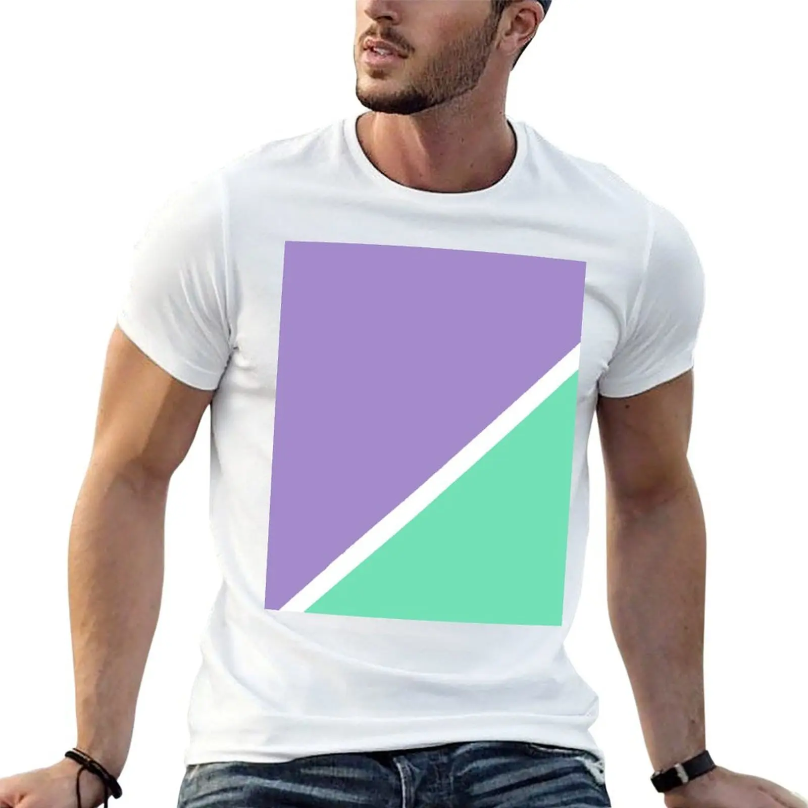 Modern Turquoise purple color block pattern T-Shirt t shirt man casual t shirts designer T-Shirt
Modern Turquoise purple color block pattern T-Shirt t shirt man casual t shirts designer T-Shirt